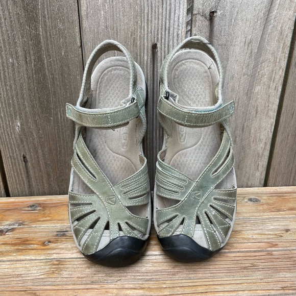 Keen Rose Sandal Waterproof Green Womens Size 9.5 - Picture 13 of 16